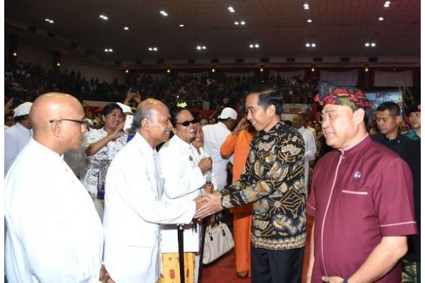 Presiden Jokowi Ingatkan Umat Hindu Wujudkan Tri Hita Karana