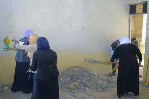 Warga Muslim Mosul Bangun Kembali Gereja yang Dirusak ISIS