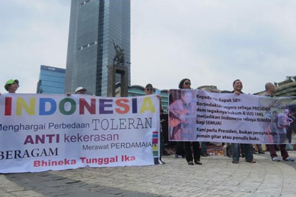 Aksi Damai Hari Toleransi Internasional 2013 di Jakarta 