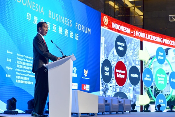 Presiden Jokowi Undang Pebisnis Tiongkok Berinvestasi di RI