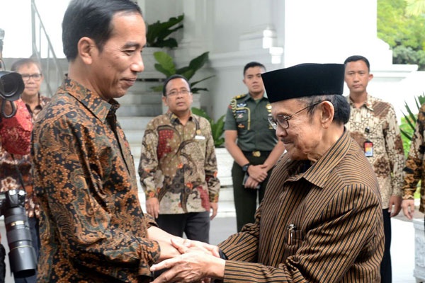 Jokowi, Habibie, dan Try Sutrisno Diskusi Tentang Bangsa