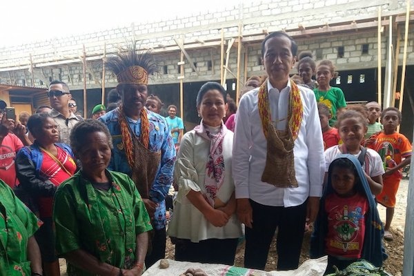 Kunjungan Presiden Jokowi di Arfak Papua