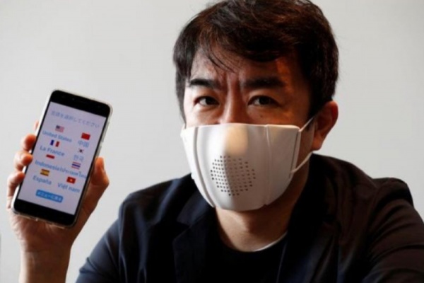 Jepang Ciptakan Masker Cerdas Terkoneksi Internet
