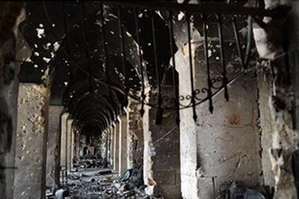 Masjid Umayyah Di Suriah Roboh Karena Serangan