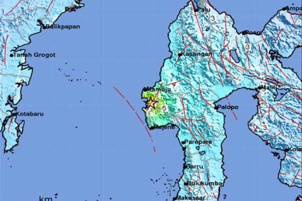 Gempa 6,2 Guncang Mamuju dan  Majene, Sejumlah Bangunan Dilaporkan Rusak 