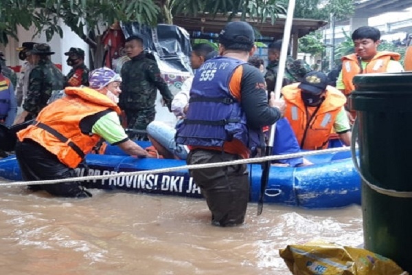 Beberapa Pintu Air Siaga I, Banjir Terjadi di 26 Titik di Jabodetabek