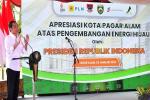 Jokowi Dorong Pagar Alam Jadi Kota Pertama Nol Emisi