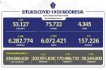 COVID-19 di Indonesia, Kasus Baru: 4.442