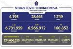 COVID-19 di Indonesia, Kasus Baru Harian: 263
