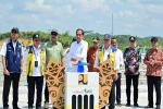 Jokowi Lakukan Pengisian Awal Bendungan Sepaku Semoi di IKN Nusantara