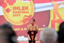 Hadiri Acara Imlek, Jokowi Apresiasi Budaya Saling Menolong