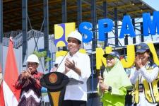 Presiden Resmikan SPAM di Banjarbaru, Kalimantan Selatan
