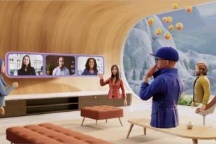 Microsoft dapat Rapat Virtual 3D dan VR
