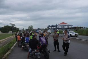 Polri Amankan 120 Motor Balap Liar di Lampung Selatan