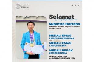 Sutantra, Mahasiswa UK Maranatha Borong Tiga Medali PESONA 2024