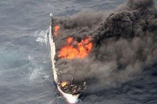 Tujuh Kru Indonesia dan Jepang Hilang saat Kapal Terbakar