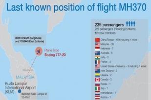 Tujuh WNI di Pesawat Malaysia Airlines MH370