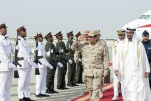 Menteri Pertahanan Mesir, Abdel Fattah el-Sisi Kunjungi Uni Emirat Arab