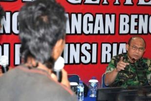 Danrem Wirabima Usir Wartawan di Jumpa Pers Asap Riau