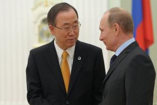 Sekjen PBB Bertemu Presiden Rusia Bahas Krisis Ukraina
