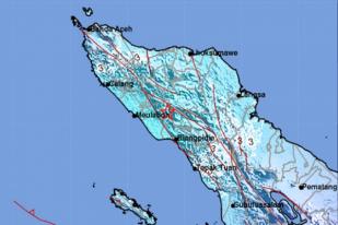 Gempa Bumi Berkekuatan 5,5 Guncang Kabupaten Nagan Raya, Aceh
