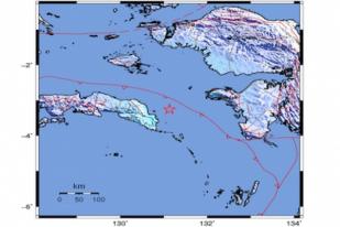 Gempa 5,2 Mengguncang Pulau Seram, Maluku