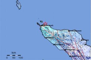 Gempa Berkekuatan 5,3 Guncang Aceh