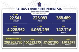 COVID-19 Indonesia, Kasus Baru: 620
