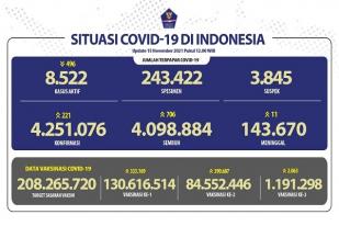 COVID-19 Indonesia, Kasus Baru: 221
