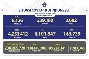 COVID-19 Indonesia, Kasus Baru: 314
