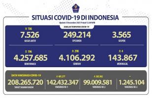 COVID-19 Indonesia, Kasus Baru: 196