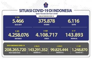 COVID-19 Indonesia, Kasus Baru: 261