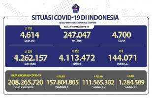 COVID-19 Indonesia, Kasus Baru: 278