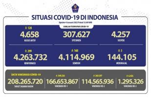 COVID-19 Indonesia, Kasus Baru: 299