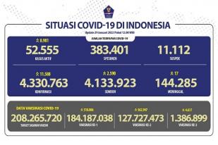 COVID-19 Indonesia, Kasus Baru: 11.588