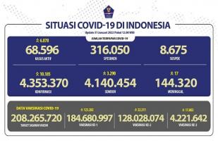 COVID-19 Indonesia, Kasus Baru: 10.185