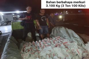 Polisi Maluku Bongkar Peredaran Merkuri Tanpa Izin Sebanyak 3,1 Ton