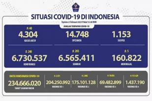 COVID-19 di Indonesia, Kasus Baru Harian: 248