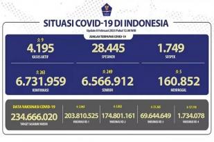 COVID-19 di Indonesia, Kasus Baru Harian: 263