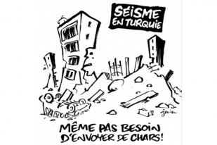 “Charlie Hebdo” Dihujani Kecaman setelah Terbitkan Kartun Gempa Bumi Turki-Suriah