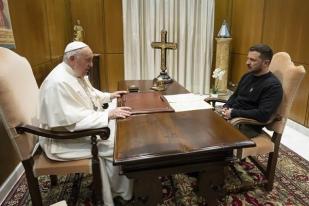Presiden Ukraina Bertemu Paus Fransiskus, Bahas Upaya Perdamaian
