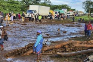 Hujan Lebat Sebabkan Bendungan di Kenya Jebol, 40 Orang Tewas 