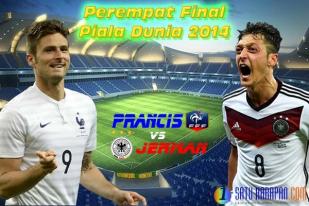 Prediksi Piala Dunia 2014: Prancis vs Jerman