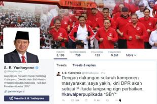 SBY Luncurkan Hashtag #kawalperpupilkada di Twitter
