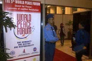 World Peace Forum Kelima Tak Bahas ISIS dan Gaza