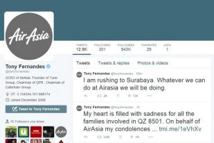CEO AirAsia Sampaikan Ucapan Belasungkawa