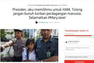 Petisi Online, Selamatkan Korban Human Trafficking Mary Jane