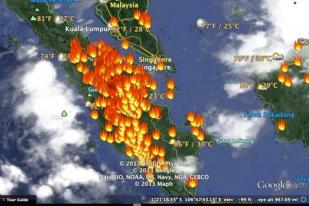 Titik Panas Bermunculan di Riau