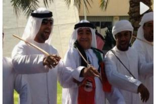 Maradona Menari Gaya Arab