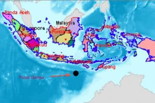 Gempa 5,0 SR Guncang Sumbawa Barat NTB